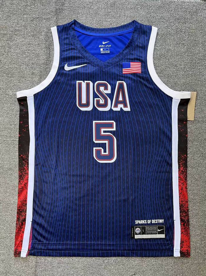 Jersey USA team Olimpíadas Paris 2024 azul - Dream Team - GOAT STORE